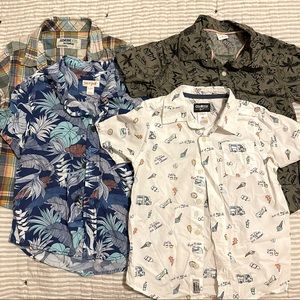 Boys lot shirts 5T Cat&Jack Crazy 8 Osh Kosh